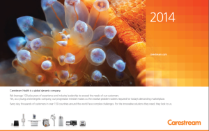 Carestream Calendar PINNACLE 2014 Winner