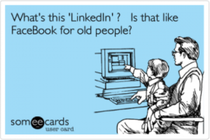 Is LinkedIn just Facebook for Old People?
