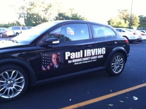 Paul Irving Mobile Billboard