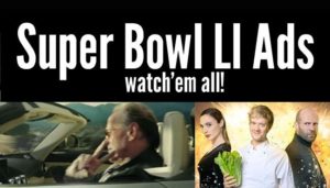 Super Bowl Commercials 2017
