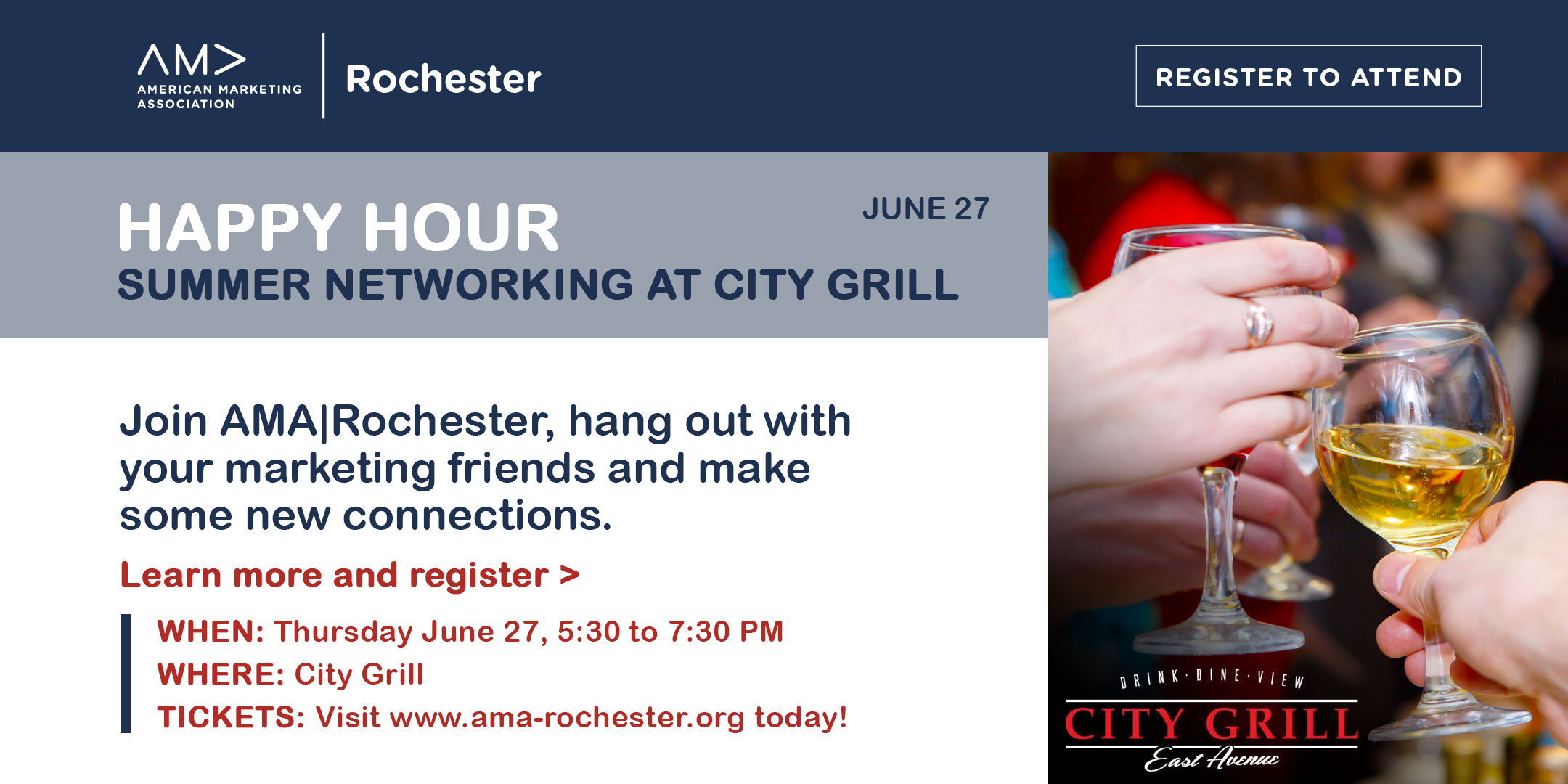Summer Networking at City Grill