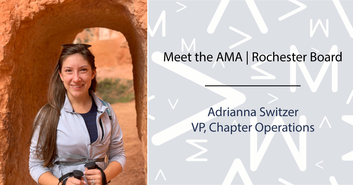 Meet the Board: Adrianna Switzer, VP, Chapter Operations